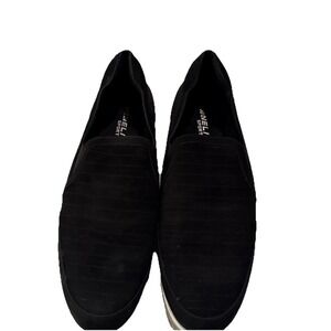 Vaneli Sport women's 12 M sport suede slip on black